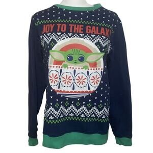 YODA-Star Wars Joy To The Galaxy Holiday Sweatshirt Unisex Size XL